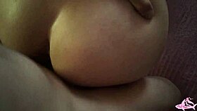 Young step-sister gets a hot massage with no panties on