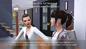 Cara feels excited trying porn, riding cock in cowgirl and reaching orgasm