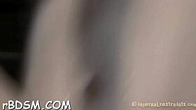 I'm gagged and bound for tight pussy prodding