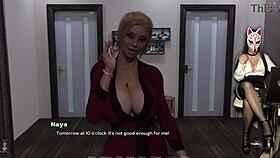 Naya’s adventures continue: Big tits and rough interracial sex with a deepthroat climax