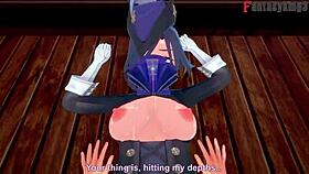 Clorinde's Passionate Sex Scene In Genshin Impact Fantasy.