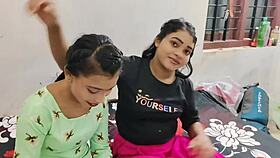 Seeing Komal and Neha alone, let’s have a furious threesome fuck!