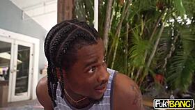 monster cock stretches yoga instructor katalina blue 😱