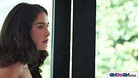 Spied On Sorority Babe Wants A Lesbian Facesitting Threesome With Brunette Group