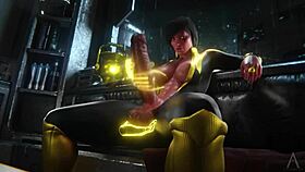 In this anime hentai, the futanari character engages in intense sex scenes with partners.