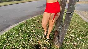 i picked up this brazilian milf exhibitionist in the parking lot and fucked her in the hotel.