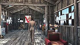 Fallout 4 Sexy Brunette at Home in 3D Anime Style
