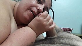 lovely couple shares blowjob and cumshot in amateur scene