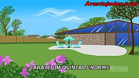 gay drawing of the black guy and the gardener 😏