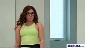 Spied On Sorority Babe Wants A Lesbian Facesitting Threesome With Brunette Group