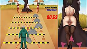 horny anime girl says 'fuck my ass hard and make me squirt'