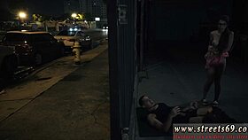 Bound virgin teen in euro bondage outdoor domination sex.