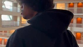 Charlotte Lavish invites Lil D for coffee, leading to teasing and assfucking