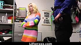 Lexi Lore agrees to fun with officer to get out