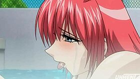 Step sister says to step brother, 'We almost got caught fucking in the pool!'