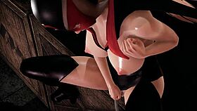 3D porn video with Doronjo's sexy fingering and hot creampie scene