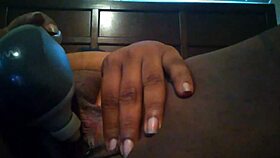 close up view of a cumshot scene