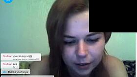 webcam show with blonde tannya & chubby annica