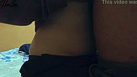 Horny Cousin's Juicy Pussy Pounded Hard in Missionary on Bed