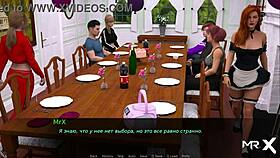 Dusklightmanor Redhead Fucked Hard on Dining Room Table E1 63