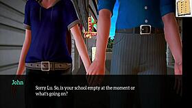 redhead teen gets bold family action in 3d anime