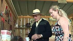 i love watching this petite 18+ with big tits in trio