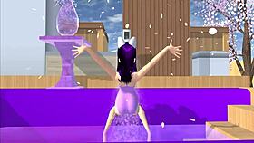 hey, wanna see a cartoon fox girl dance on your lap in sakura simulator?