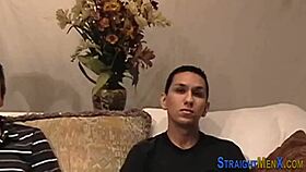 Gay amateurs stroking and sucking cocks hard!