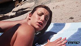 Watch This Pornstar Suck Big Tits in Public Outdoor Cumshot!