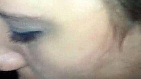 Gettin Sloppy Head From White Girl In Intense Session!