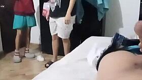 They discover me with my stepsister in a compromising situation