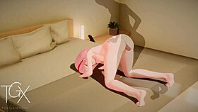 Sakura Haruno gets ntr sex and blowjobs in anime hentai game with Naruto.