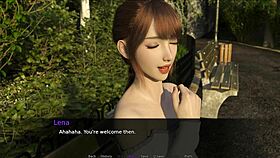 Lena dates on beach, handjob with shaved pussy.