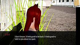 redhead teen gets bold family action in 3d anime