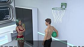 Stranded in space, the femdom mistress owes kisses