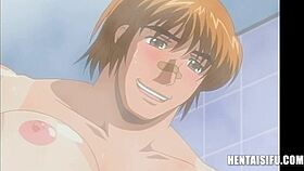 Girls of Different Sizes Fuck a Wimp Back to Back, Man, It's Insane Hentai!