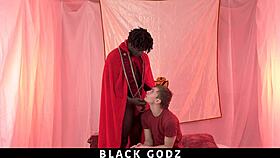 Cute Twink Punished with Big Black Cock