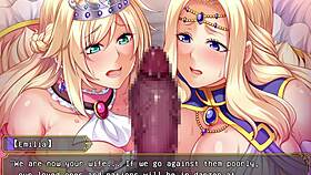 Queen milf creampie in anime game