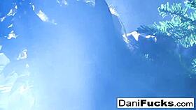 Watch dani get ravaged by his huge cock?