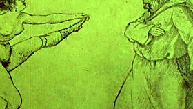 Discussing vintage hentai cartoons.