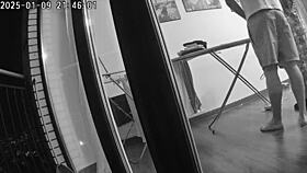 Real cheating wife fucks friend while husband works 😏