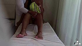 Watch this real tantric massage where the wife fucks the therapist's dick.