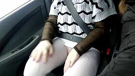 Wife Having Fun on the Go with Curvy Exhibitionist Vibes