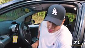 Nymphomaniac Goes Wild Fucking Her Lover And Mechanic In Public - Danner Mendez & Yenifer Chacon