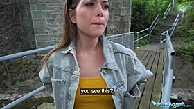 Public Agent She Gets Fucked Deep By Fat Cock