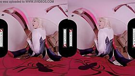 spider gwen blowing your mind with mouth and pussy