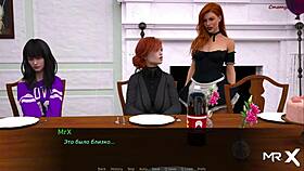 Dusklightmanor Redhead Fucked Hard on Dining Room Table E1 63