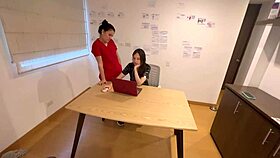 My med student tricked me, and we ended up naked in my office