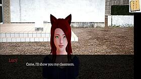 redhead teen gets bold family action in 3d anime