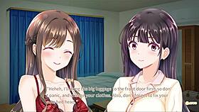 girls finger each other sweetly in bed